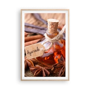 Poster in light oak frame - Unity of Body and Spirit - 61x91 cm