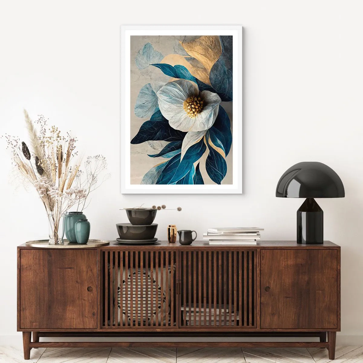 Poster in white frmae - With a Heart of Gold - 30x40 cm