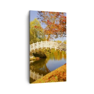 Canvas picture - On a White Bridge of Sighs - 45x80 cm