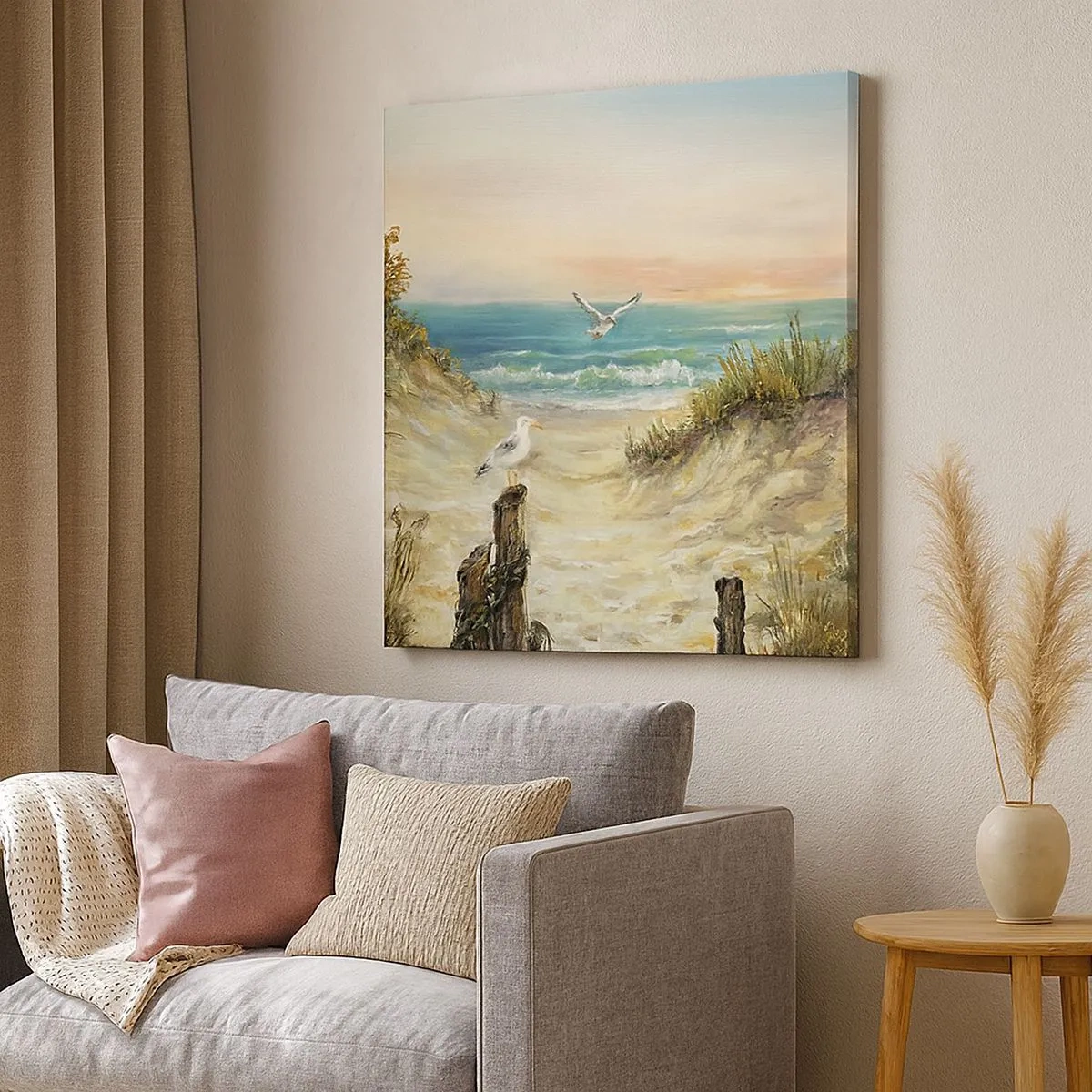 Canvas picture - Airless Retreat - 30x30 cm