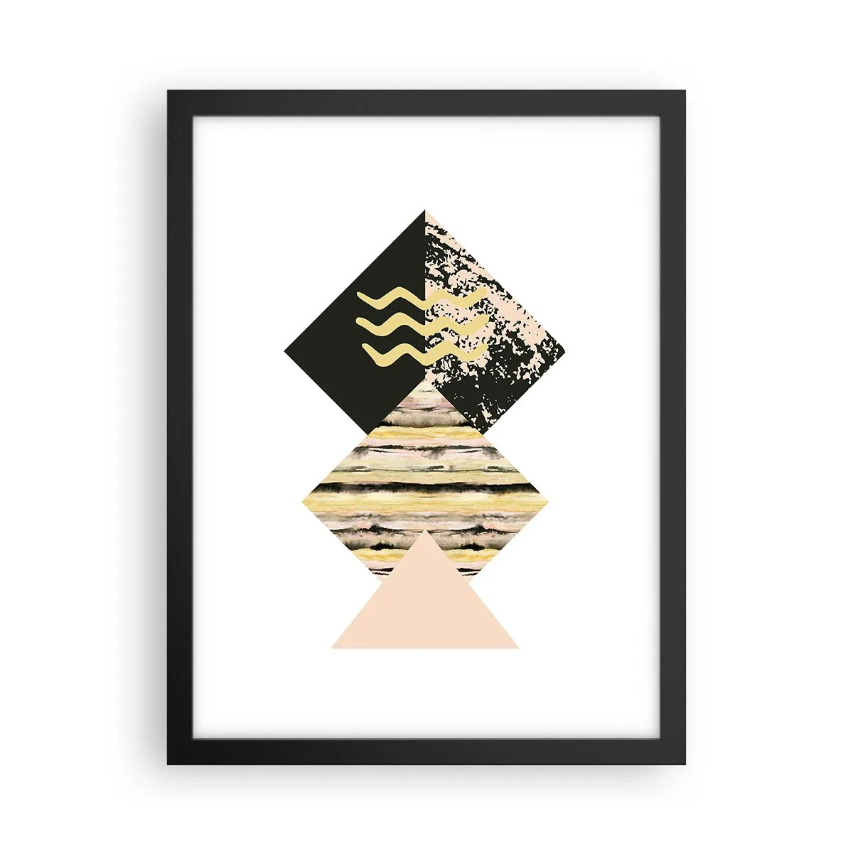 Poster in black frame - Not So Straightforward - 30x40 cm