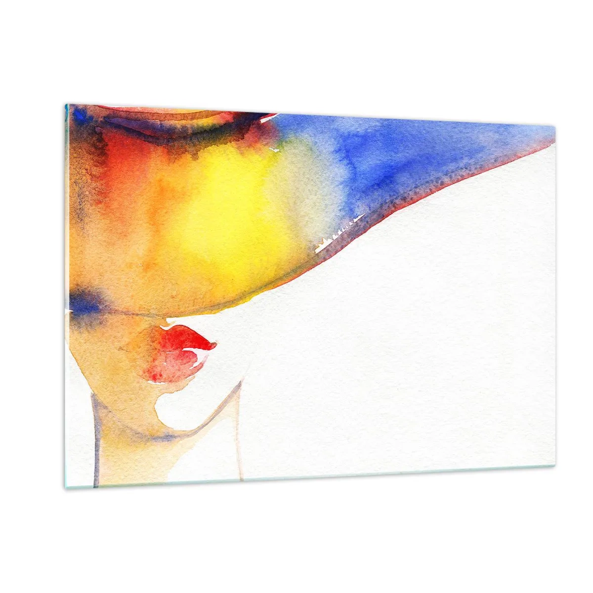 Glass picture - Portrait of a Lady - 120x80 cm