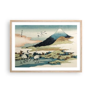 Poster in light oak frame - In a Japanese Spirit - 70x50 cm