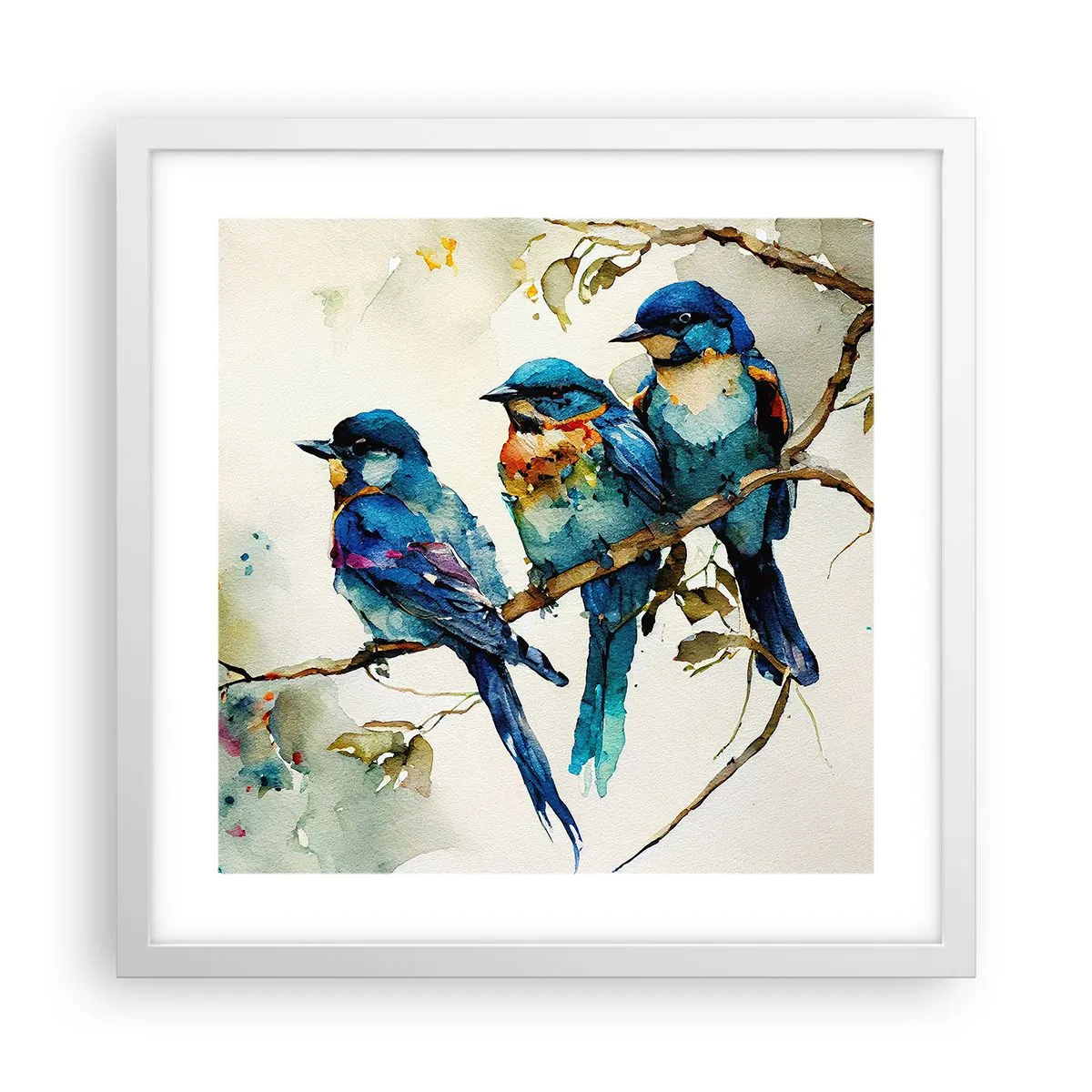 Poster in white frmae - Is It Offended? - 40x40 cm