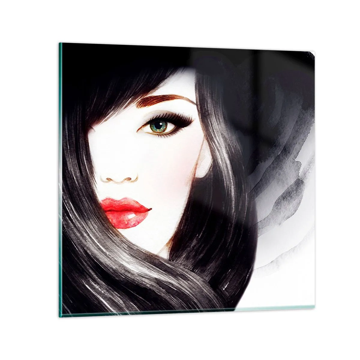 Glass picture - Sapphire Look - 70x70 cm