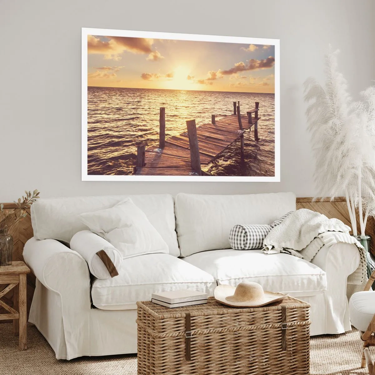 Poster - Golden Land of Tranquility - 91x61 cm