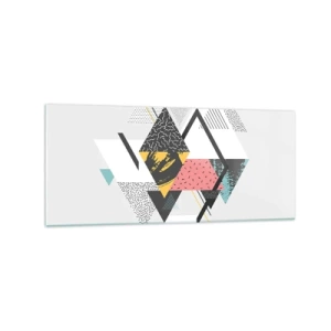 Glass picture - Variation for Triangle and Rhombus - 120x50 cm