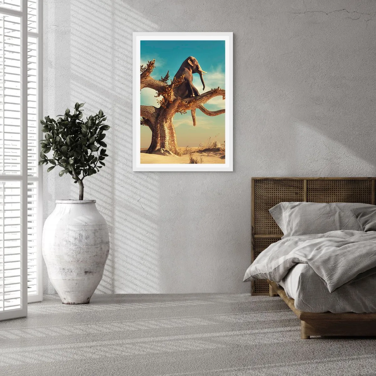 Poster in white frmae - New Point of View - 40x50 cm