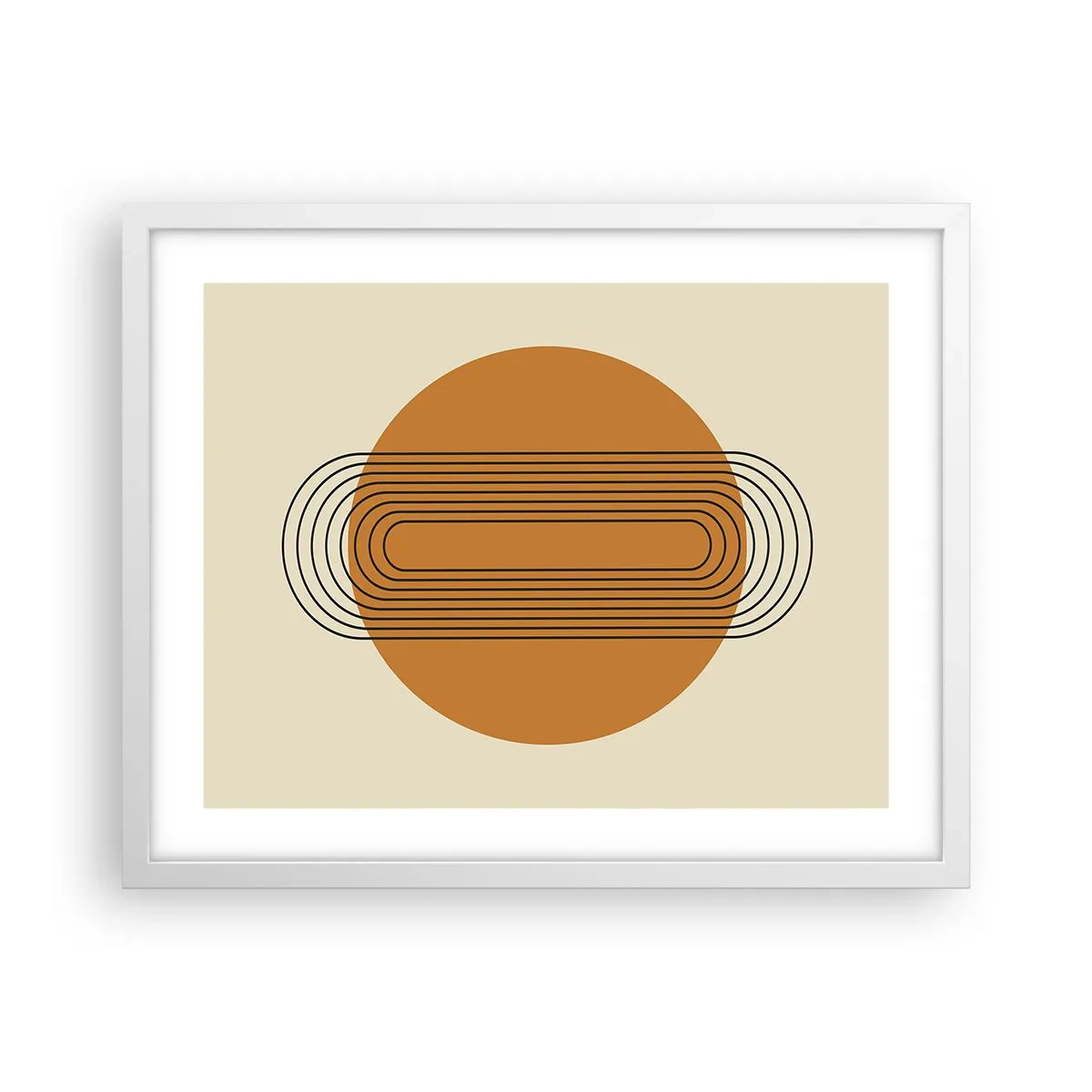 Poster in white frmae - Perfect Plan - 50x40 cm