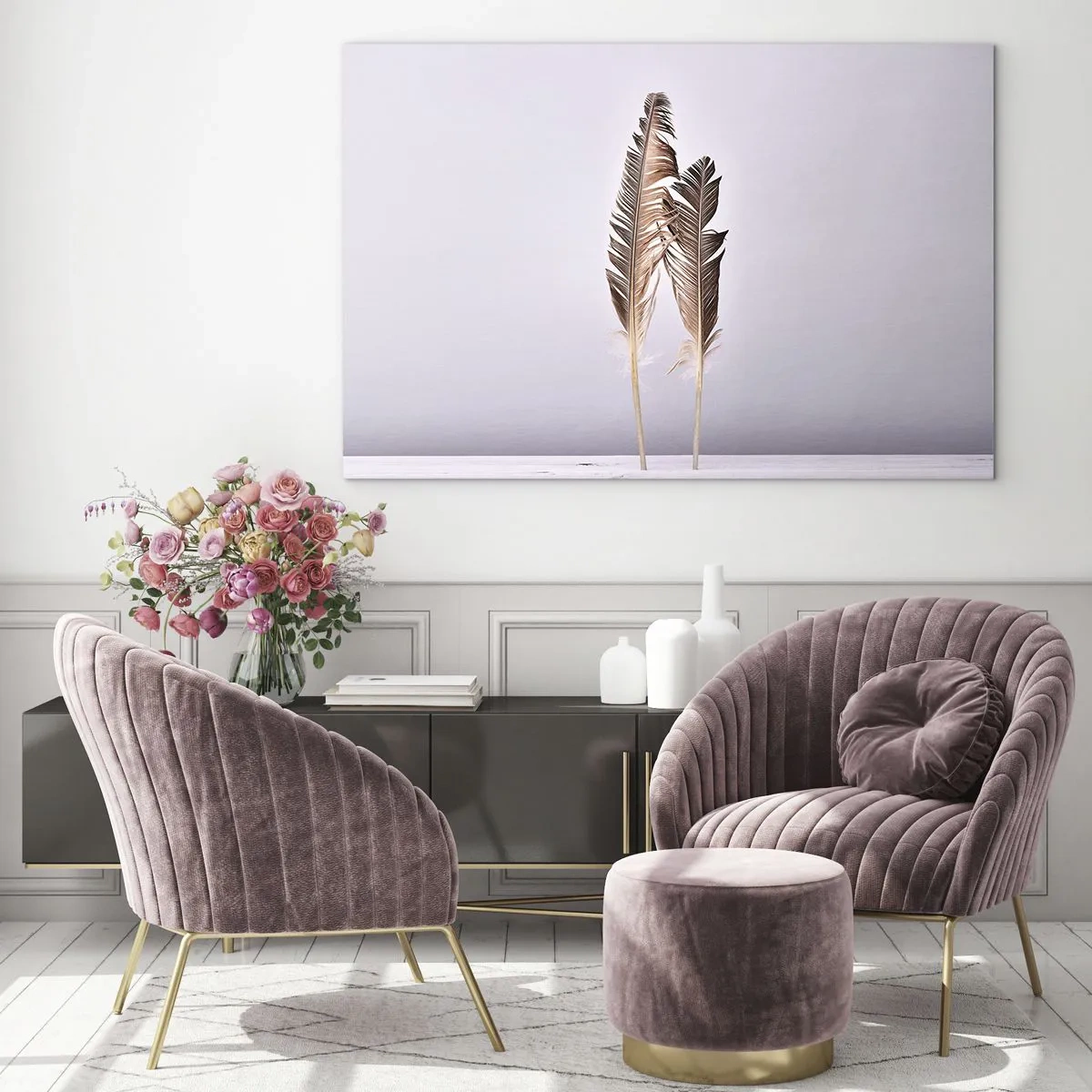 Glass picture - Against Nothingness - 120x80 cm