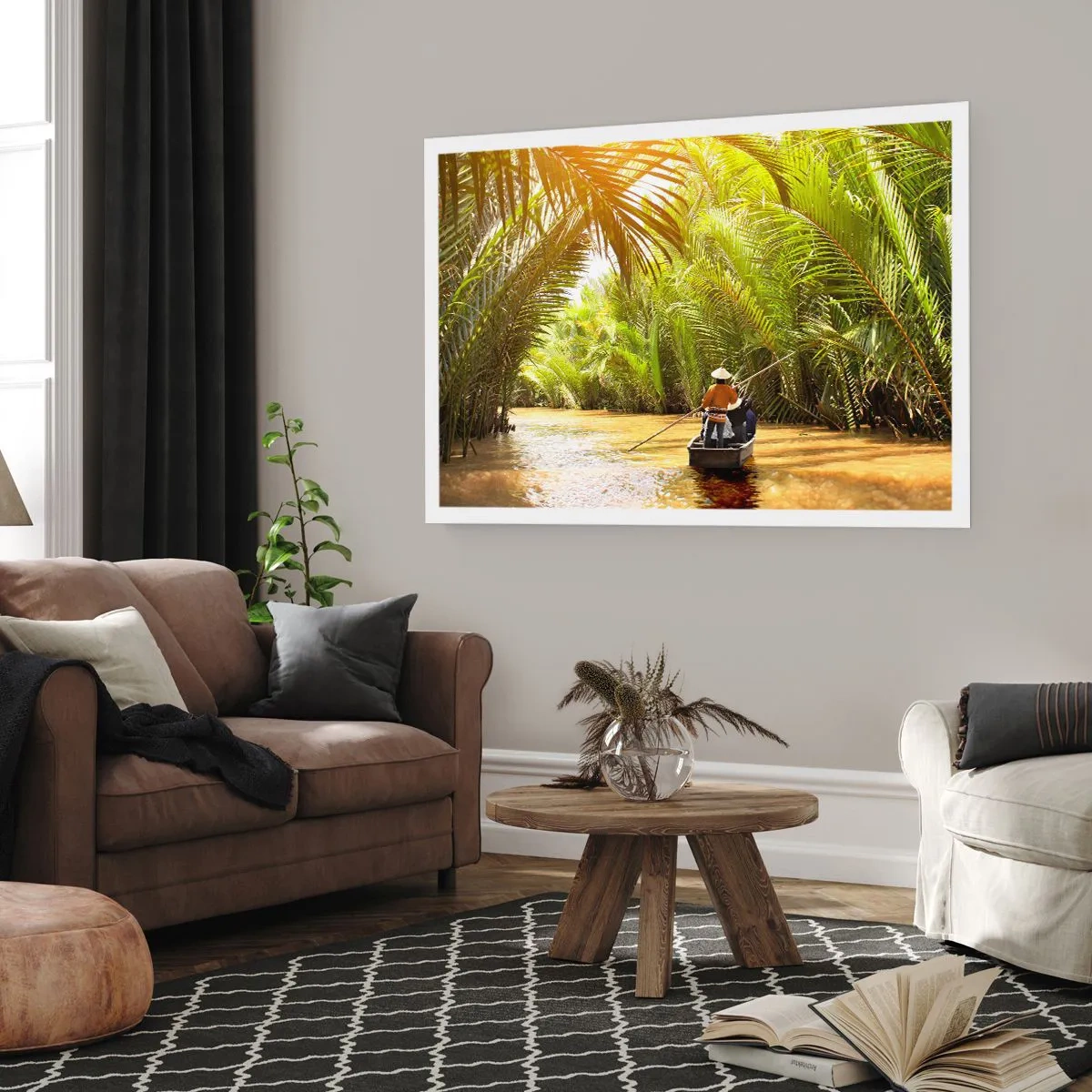 Poster - Through a Palm Ravine - 91x61 cm