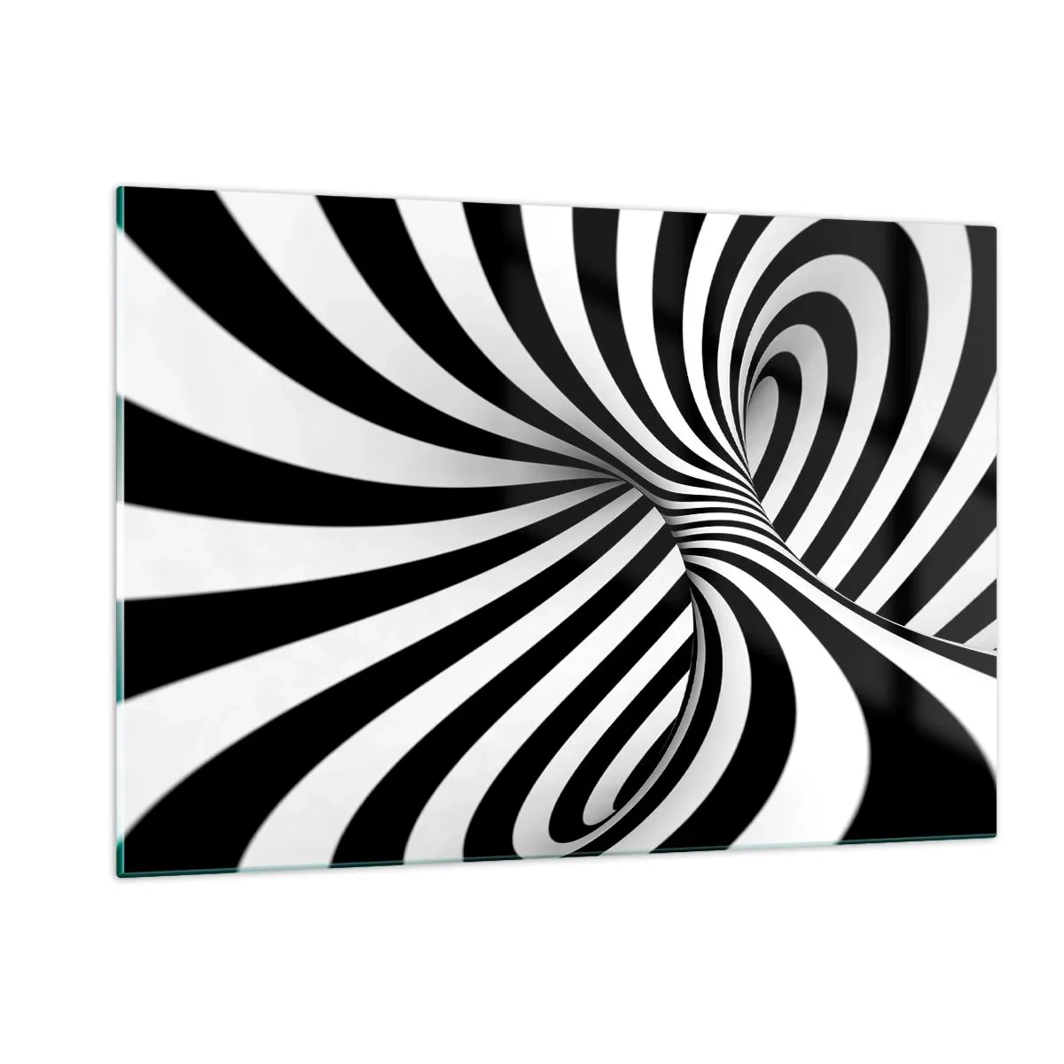 Glass picture - Composition: Dancing Space - 120x80 cm