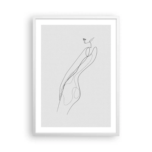 Poster in white frmae - Barely a Promise - 50x70 cm