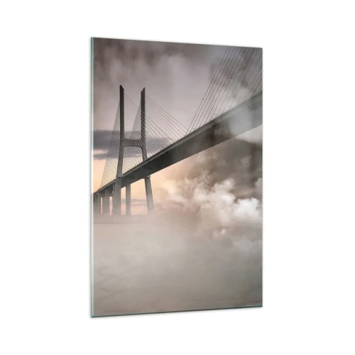 Glass picture - By the River that Doesn't Exist - 80x120 cm