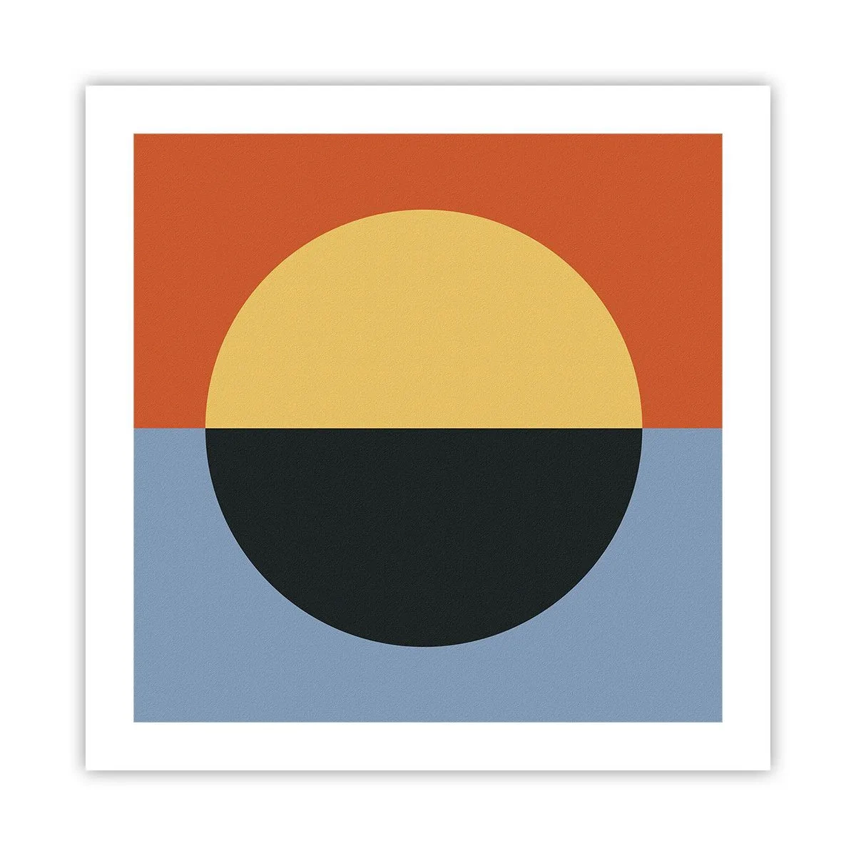 Poster - Composition of Warm and Cool - 50x50 cm