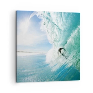 Canvas picture - Riding the Wave - 50x50 cm