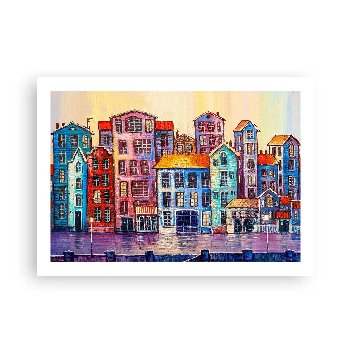 Poster - City Like From a Fairytale - 70x50 cm