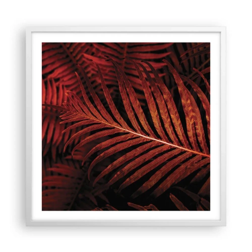 Poster in white frmae - Heat of Life - 60x60 cm