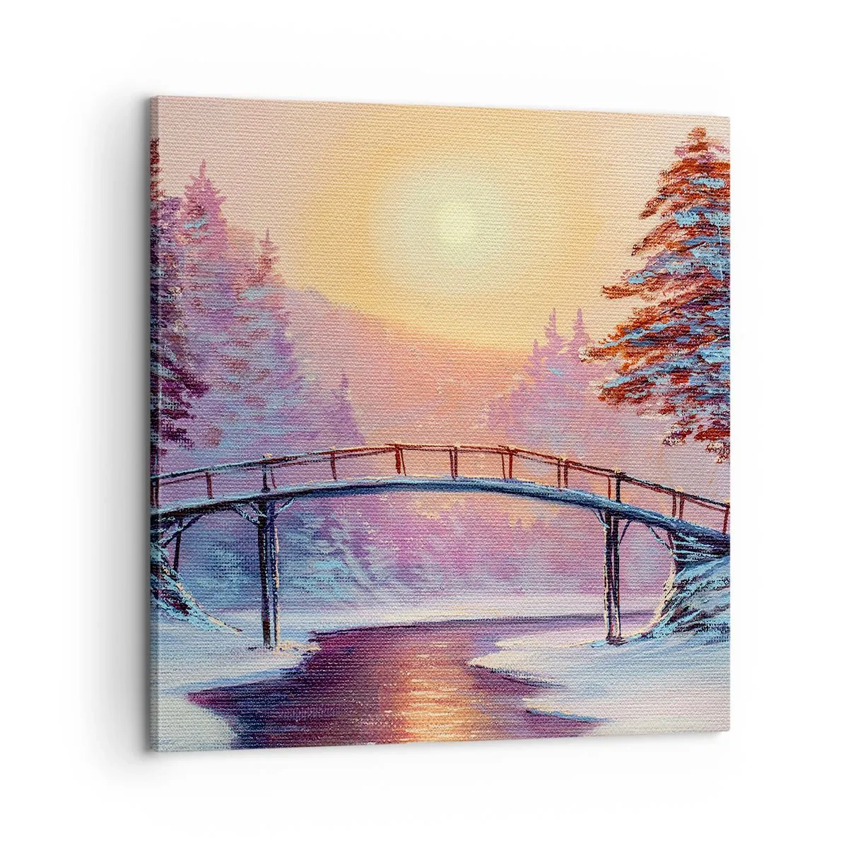 Canvas picture - Four Seasons - Winter - 60x60 cm