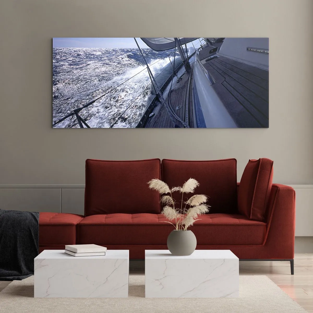 Glass picture - I Know What Being a Bird Means - 160x50 cm