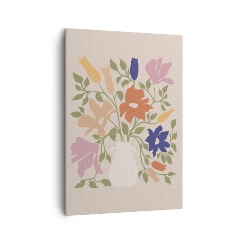 Canvas picture - Delicate Bouquet - 50x70 cm