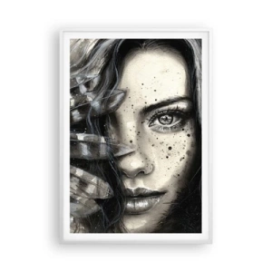 Poster in white frmae - Wild Beauty - 70x100 cm