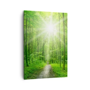 Canvas picture - Green Cathedral - 50x70 cm