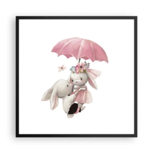 Poster in black frame - This Is Love - 60x60 cm