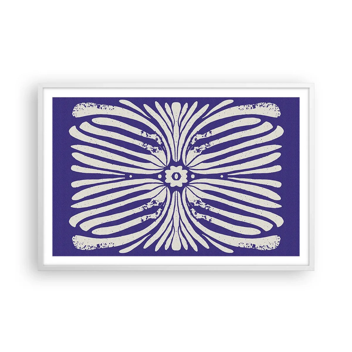 Poster in white frmae - Ethnic Inspirations - 91x61 cm