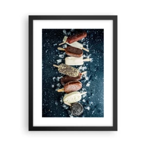 Poster in black frame - Taste of the Hot Summer - 30x40 cm