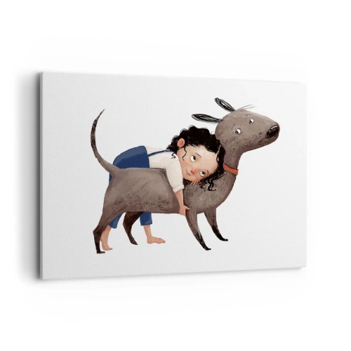 Canvas picture - Best Friends - 100x70 cm