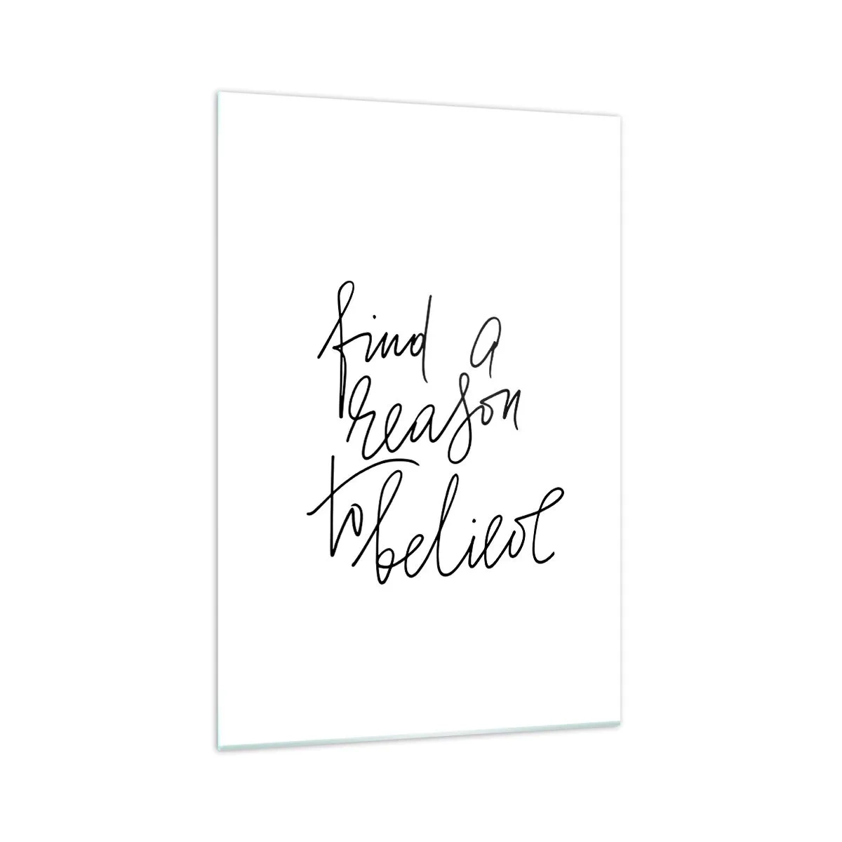 Glass picture - It Is Possible - 70x100 cm