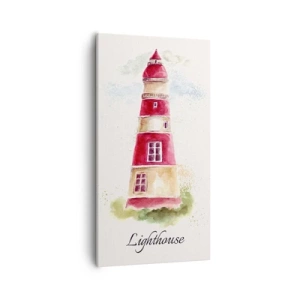 Canvas picture - Around It the Weather Is Always Nice - 55x100 cm