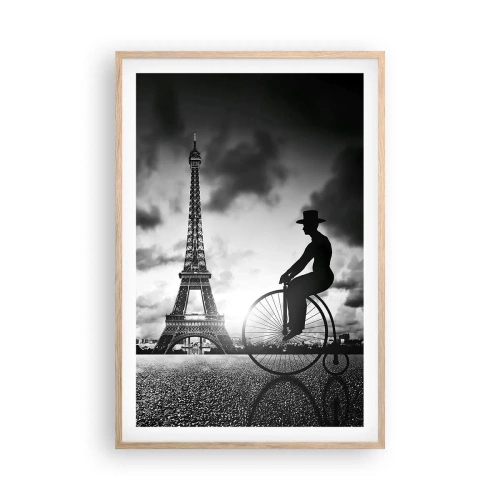 Poster in light oak frame - Longing for Belle Epoque - 61x91 cm