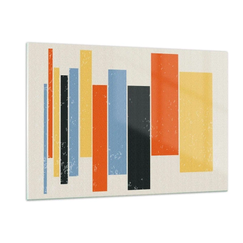 Glass picture - Notation of Music - 120x80 cm