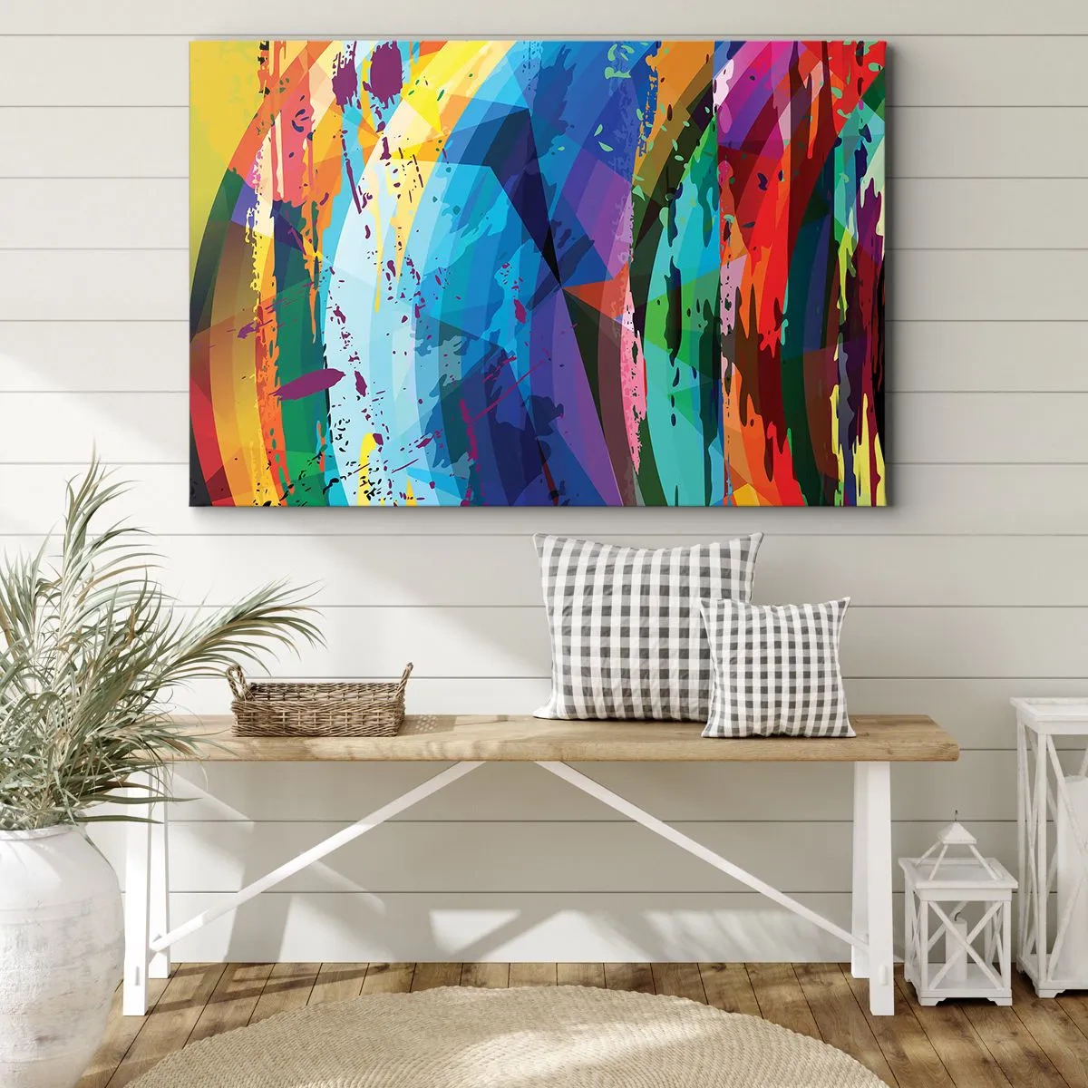 Canvas picture - Outburst of Colours - 120x80 cm