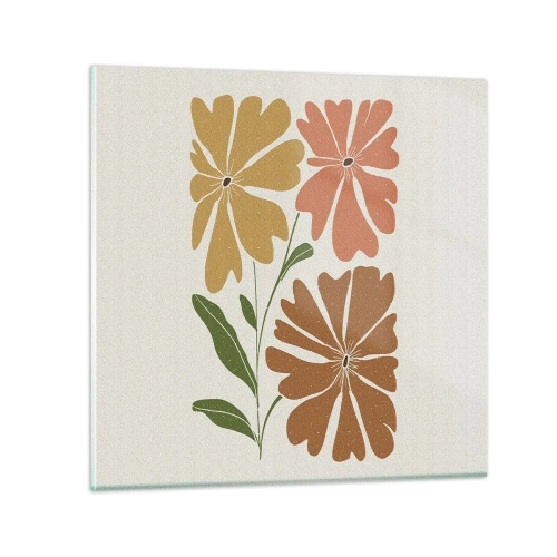 Glass picture - Nature and Geometry - 50x50 cm