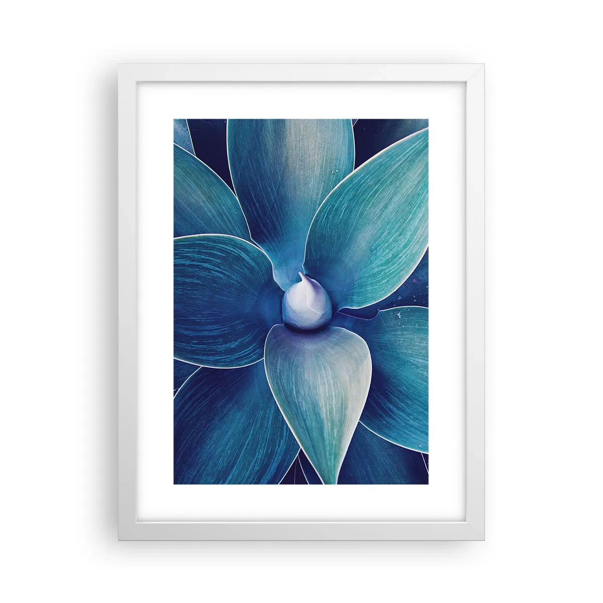 Poster in white frmae - Blue from the Sky - 30x40 cm