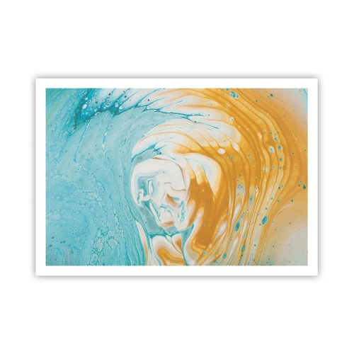 Poster - Pastel Swirl - 100x70 cm