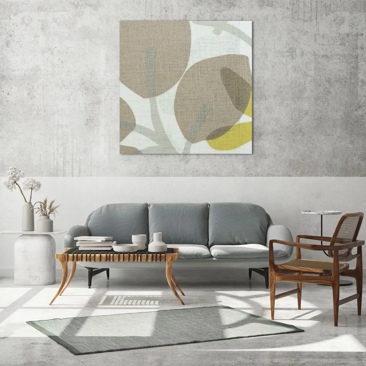 Glass picture - Composition in Full Sunlight - 60x60 cm