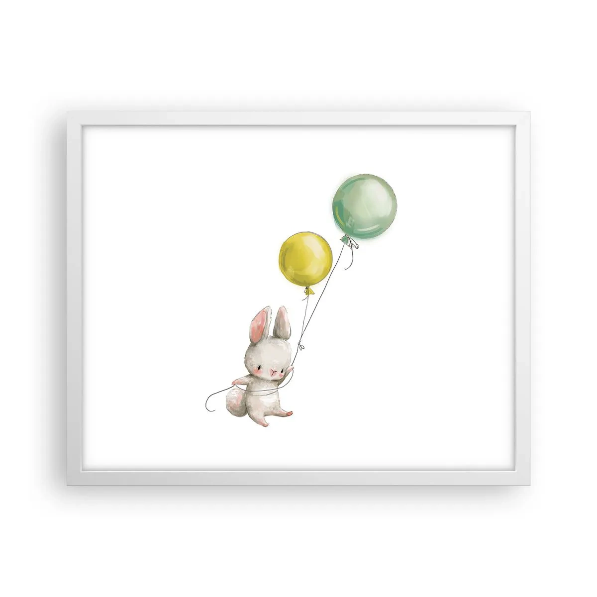 Poster in white frmae - I Will Fly Too! - 50x40 cm