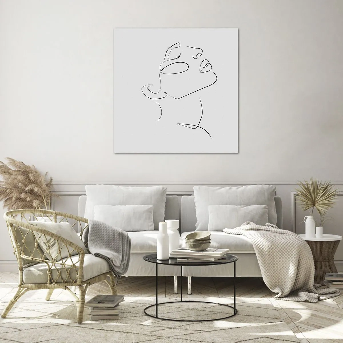 Glass picture - Meanders of a Dream - 60x60 cm