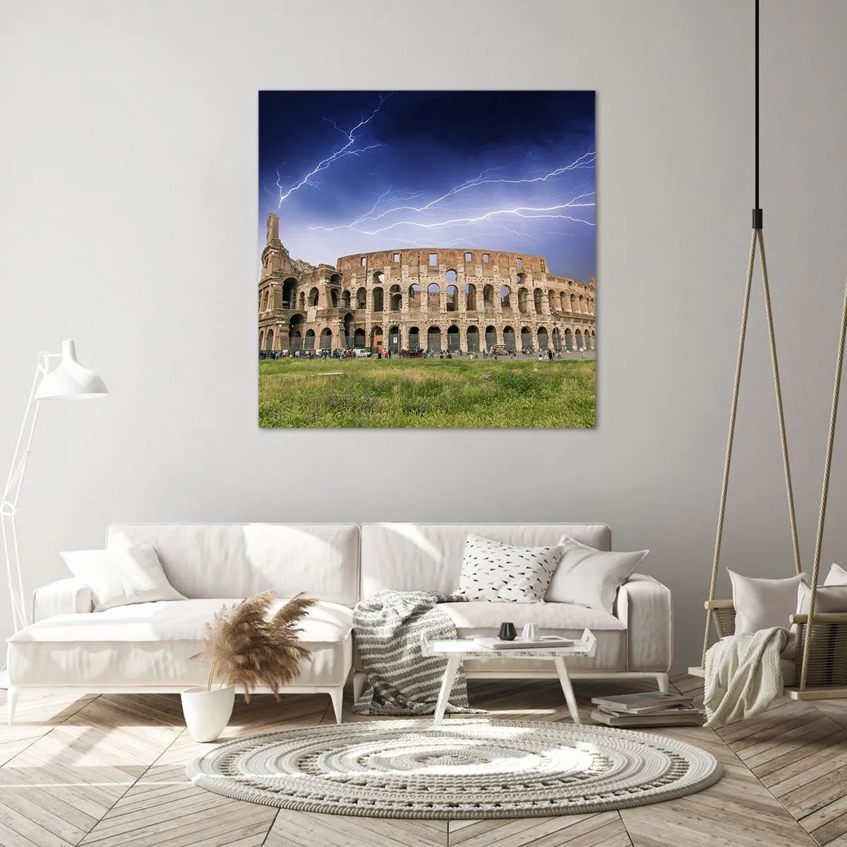 Canvas picture - Battle Arena - 30x30 cm