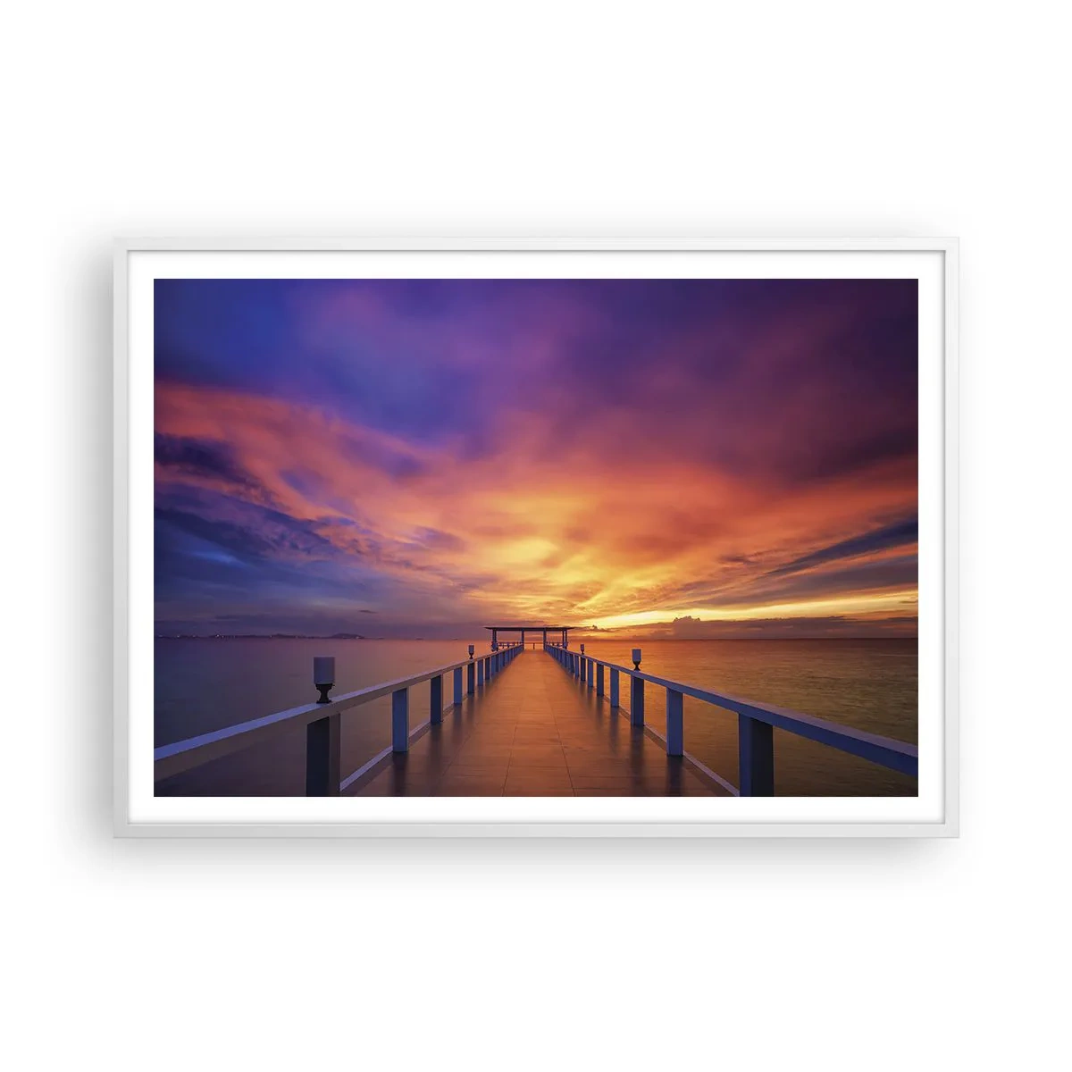 Poster in white frmae - Limitless - 100x70 cm