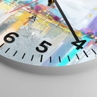 Clock face with numbers