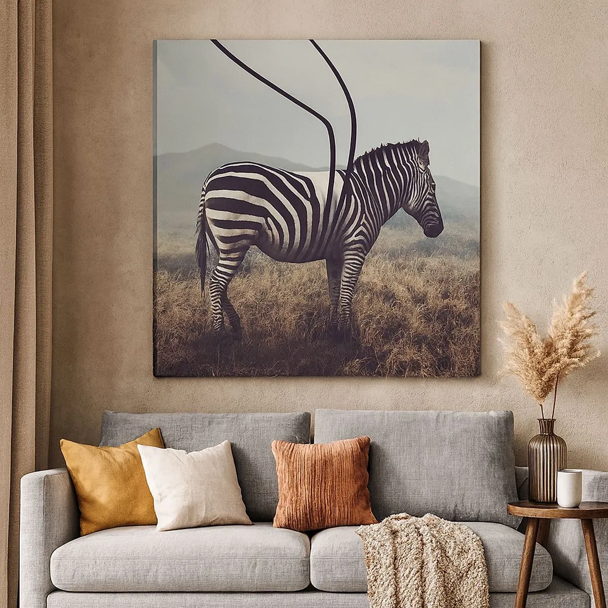 Canvas picture - Attention! Faulty Design - 30x30 cm