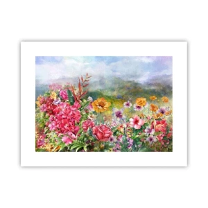 Poster - Garden which Went Crazy - 40x30 cm