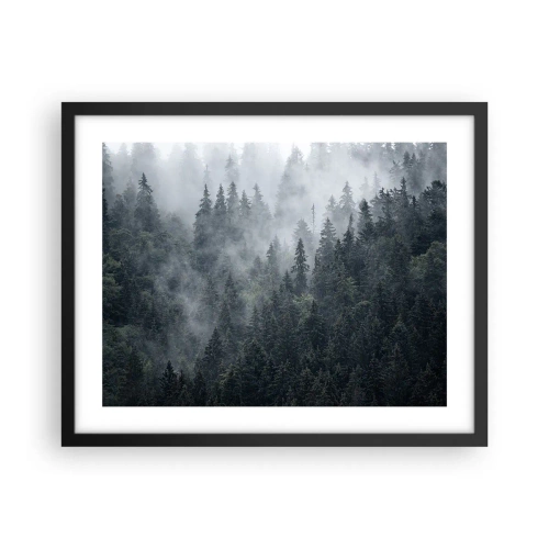 Poster in black frame - Forest World - 50x40 cm