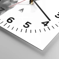 Clock face with numbers