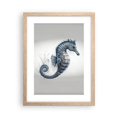 Poster in light oak frame - Subtle Joke of Nature - 30x40 cm